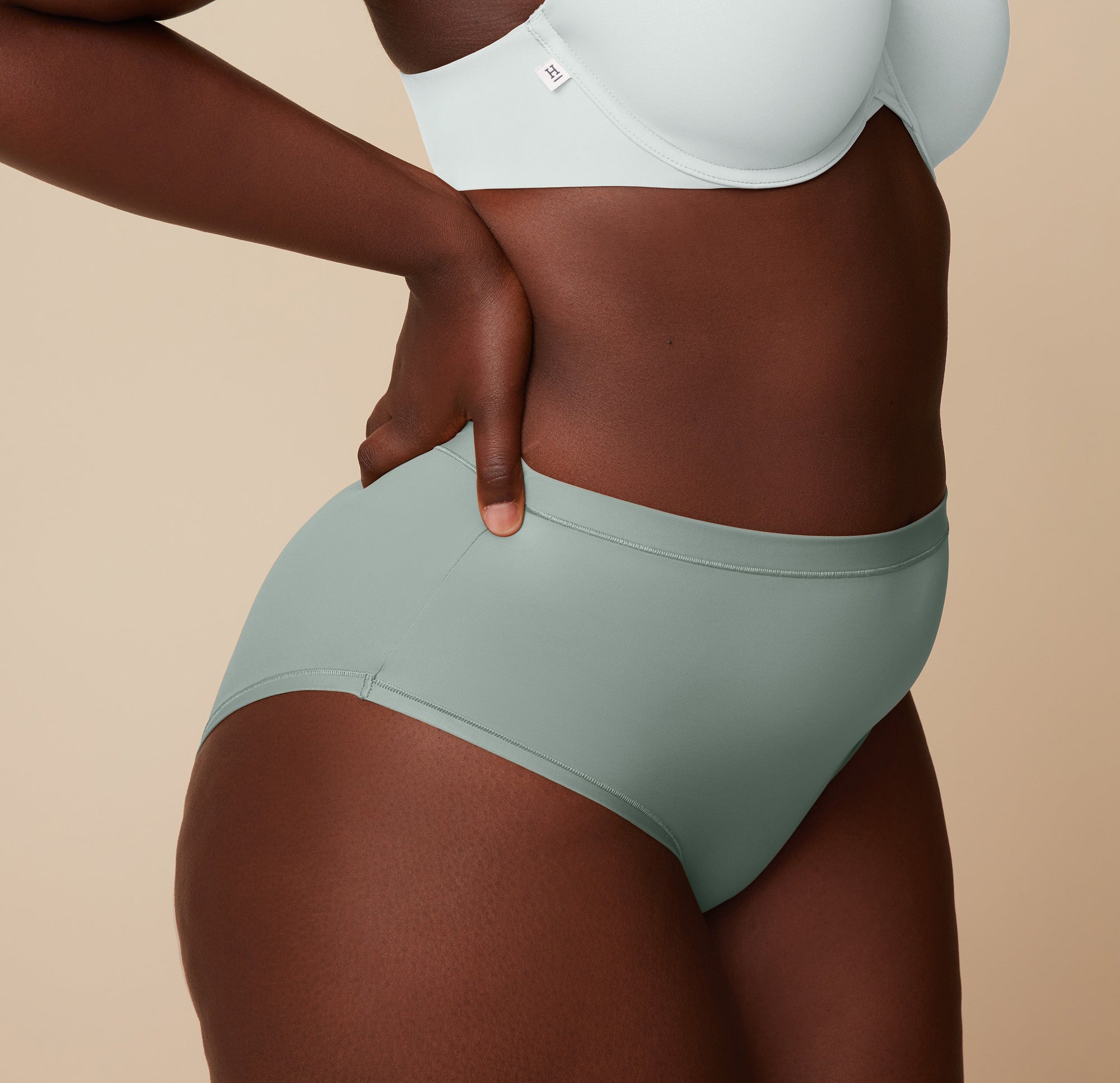 Harper Wilde - Bliss Highwaist Brief - Seaglass -