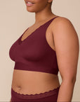 Harper Wilde - Bliss Lace Bralette - Bordeaux -