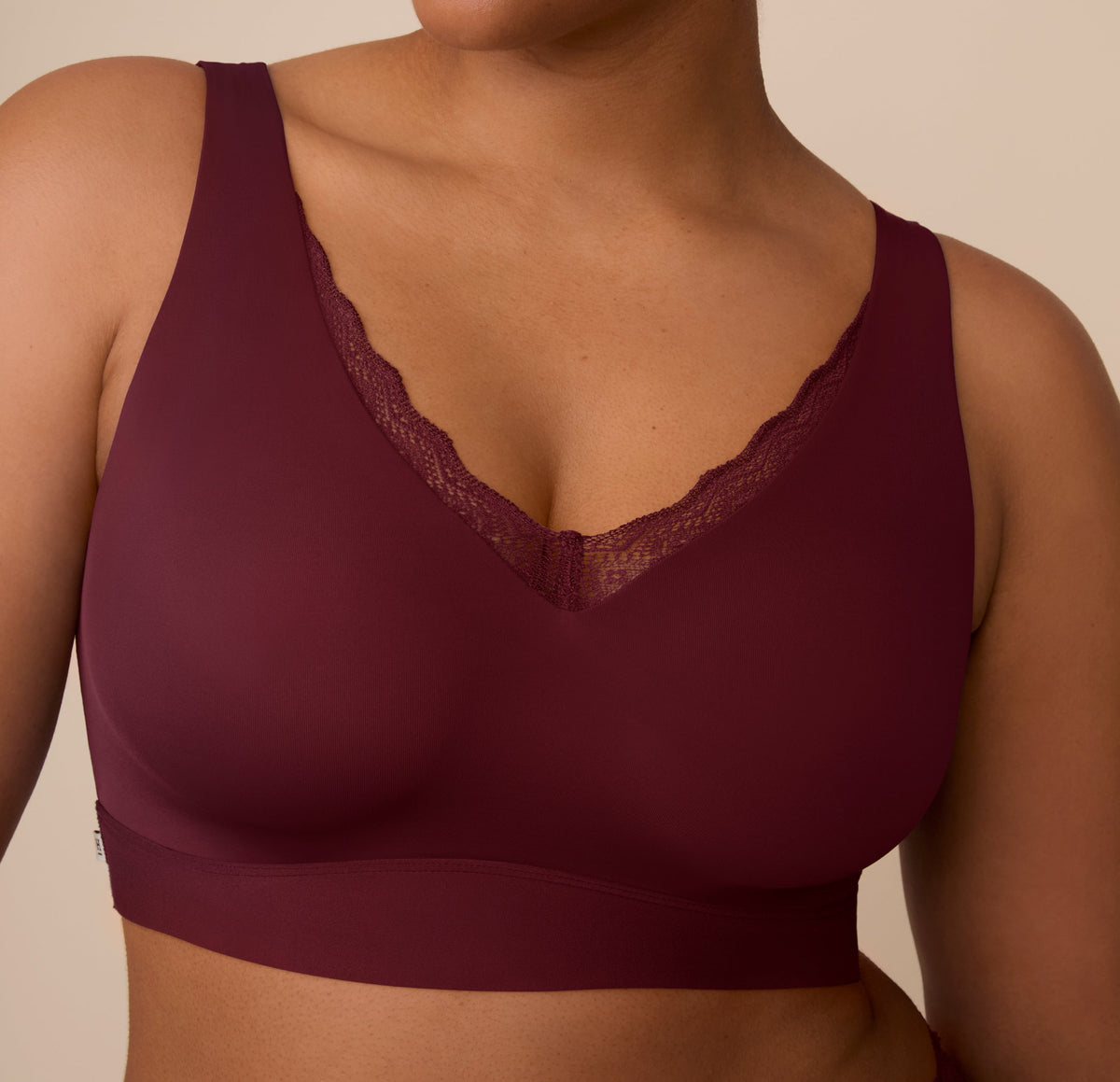 Harper Wilde - Bliss Lace Bralette - Bordeaux -