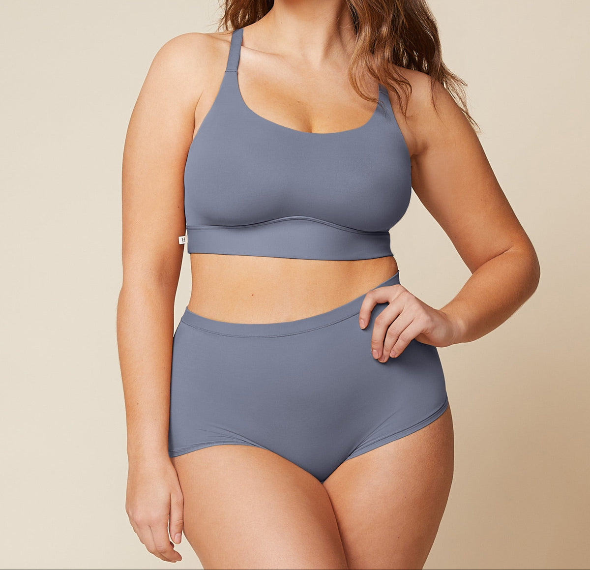 Harper Wilde - Bliss Racerback Bralette - Steel -