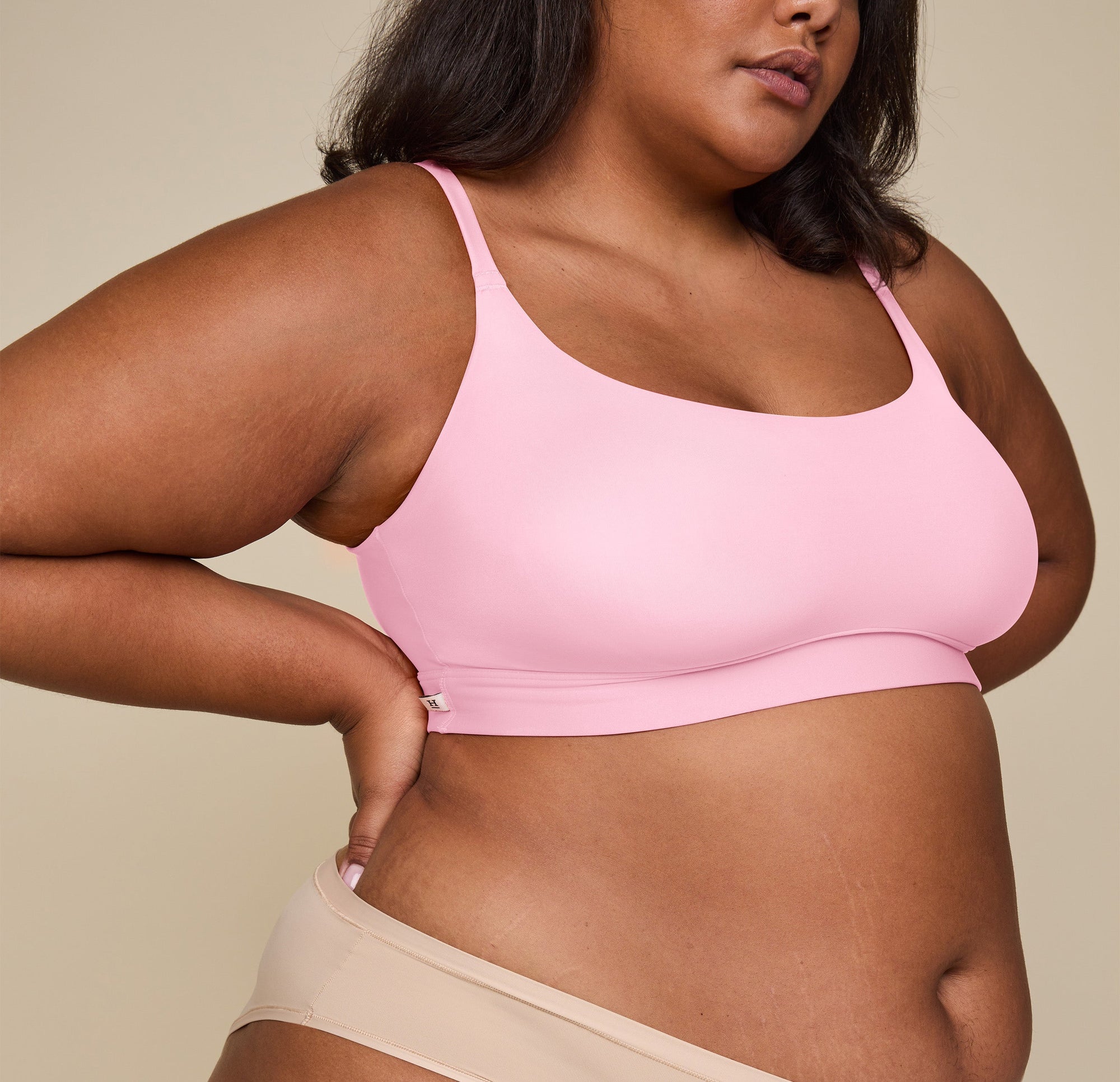 Harper Wilde - Bliss Scoop Bralette - Pink -