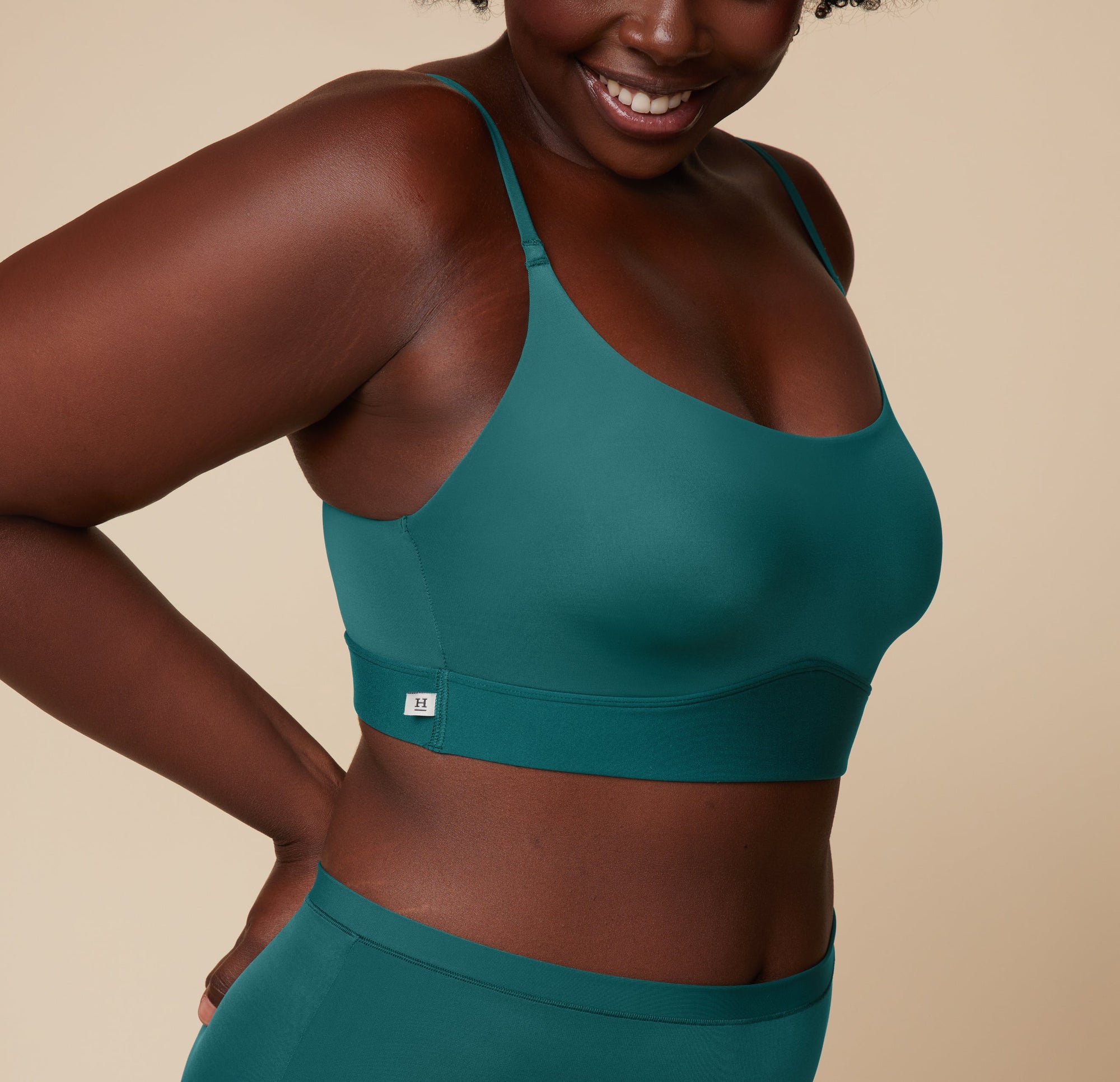 Harper Wilde - Bliss Scoop Bralette - Everglade -