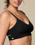 Harper Wilde - Bliss Triangle Bralette: The EveryGirl - Black -