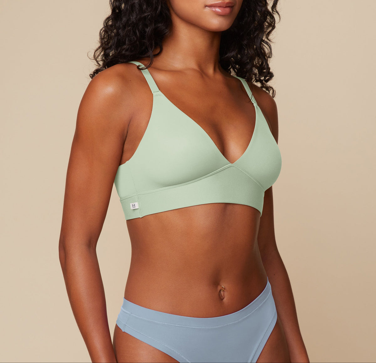 Harper Wilde - Bliss Triangle Bralette - Dew -