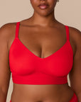 Harper Wilde - Bliss Triangle Bralette - Cherry -