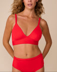 Harper Wilde - Bliss Triangle Bralette - Cherry -