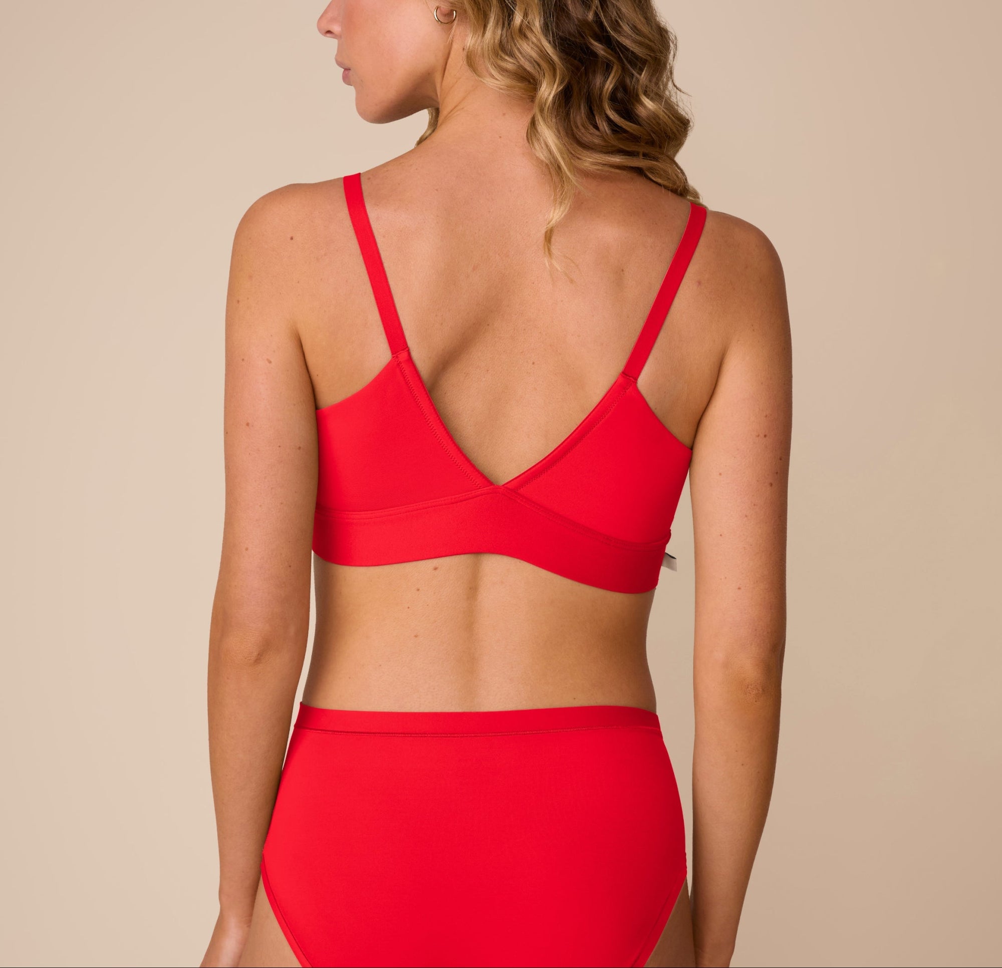 Harper Wilde - Bliss Triangle Bralette - Cherry -