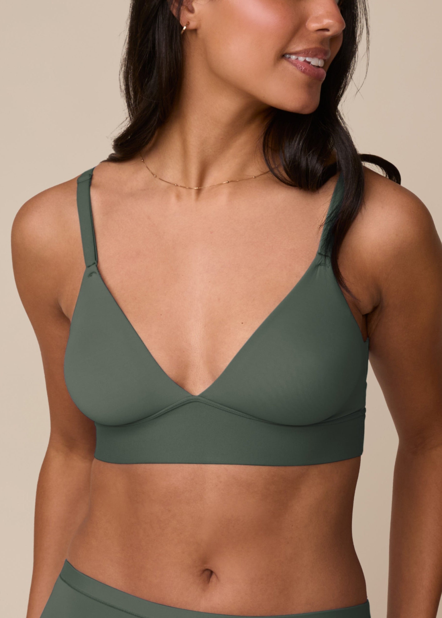 Harper Wilde - Bliss Triangle Bralette - Fir -