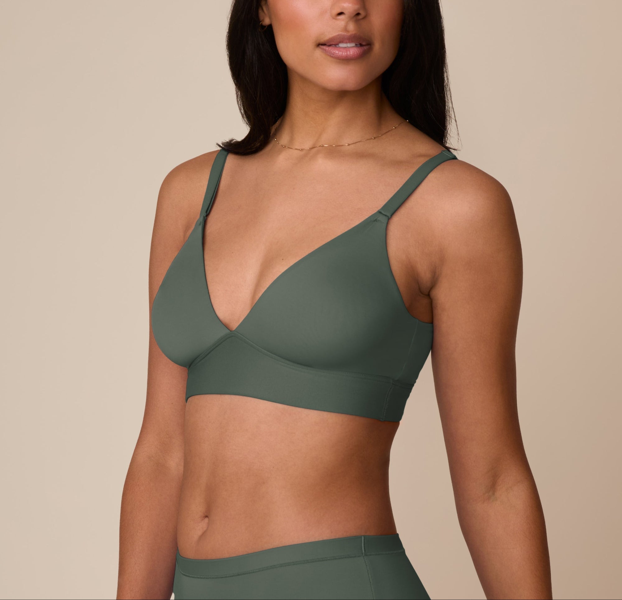 Harper Wilde - Bliss Triangle Bralette - Fir -