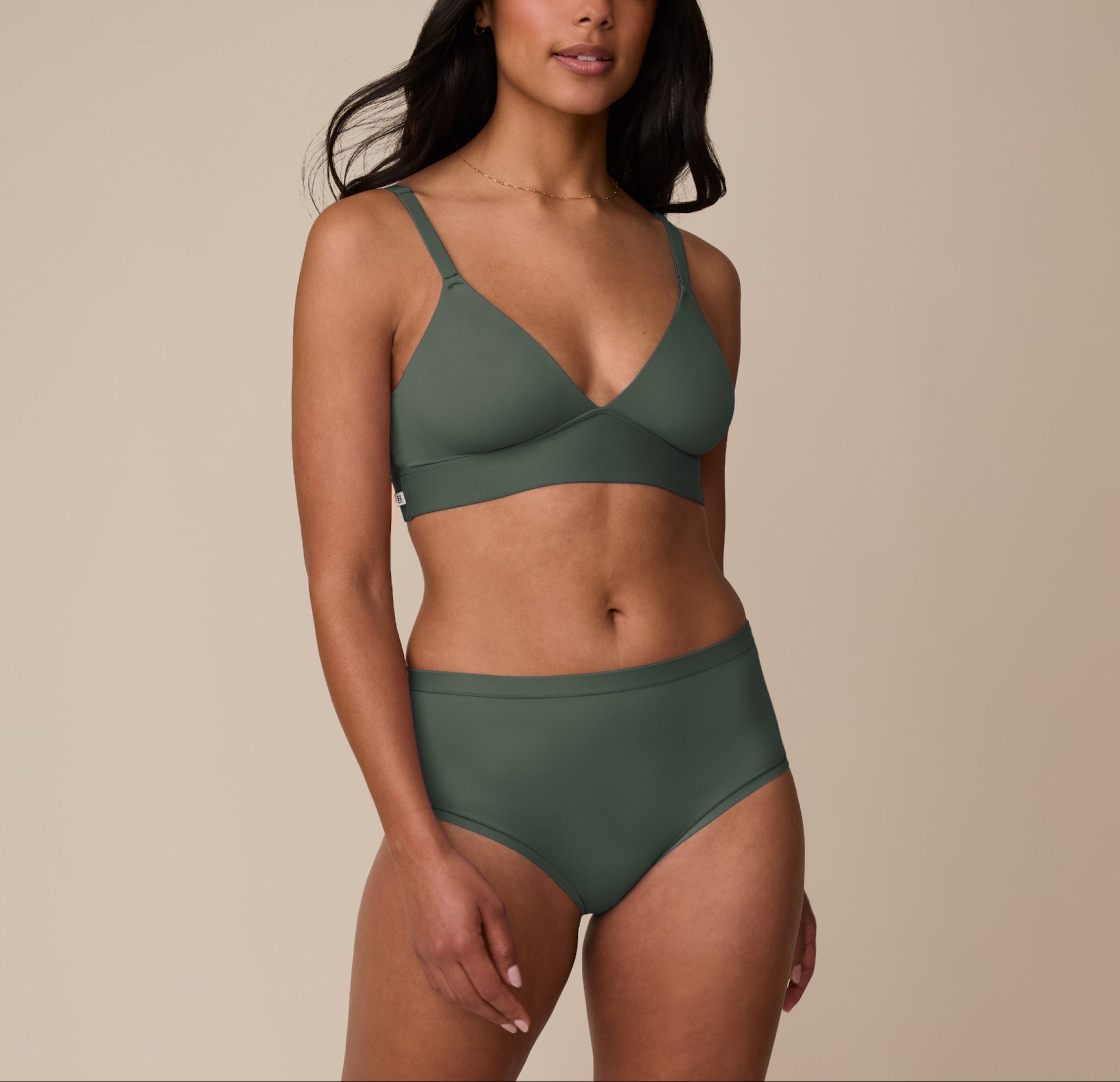 Harper Wilde - Bliss Triangle Bralette - Fir -