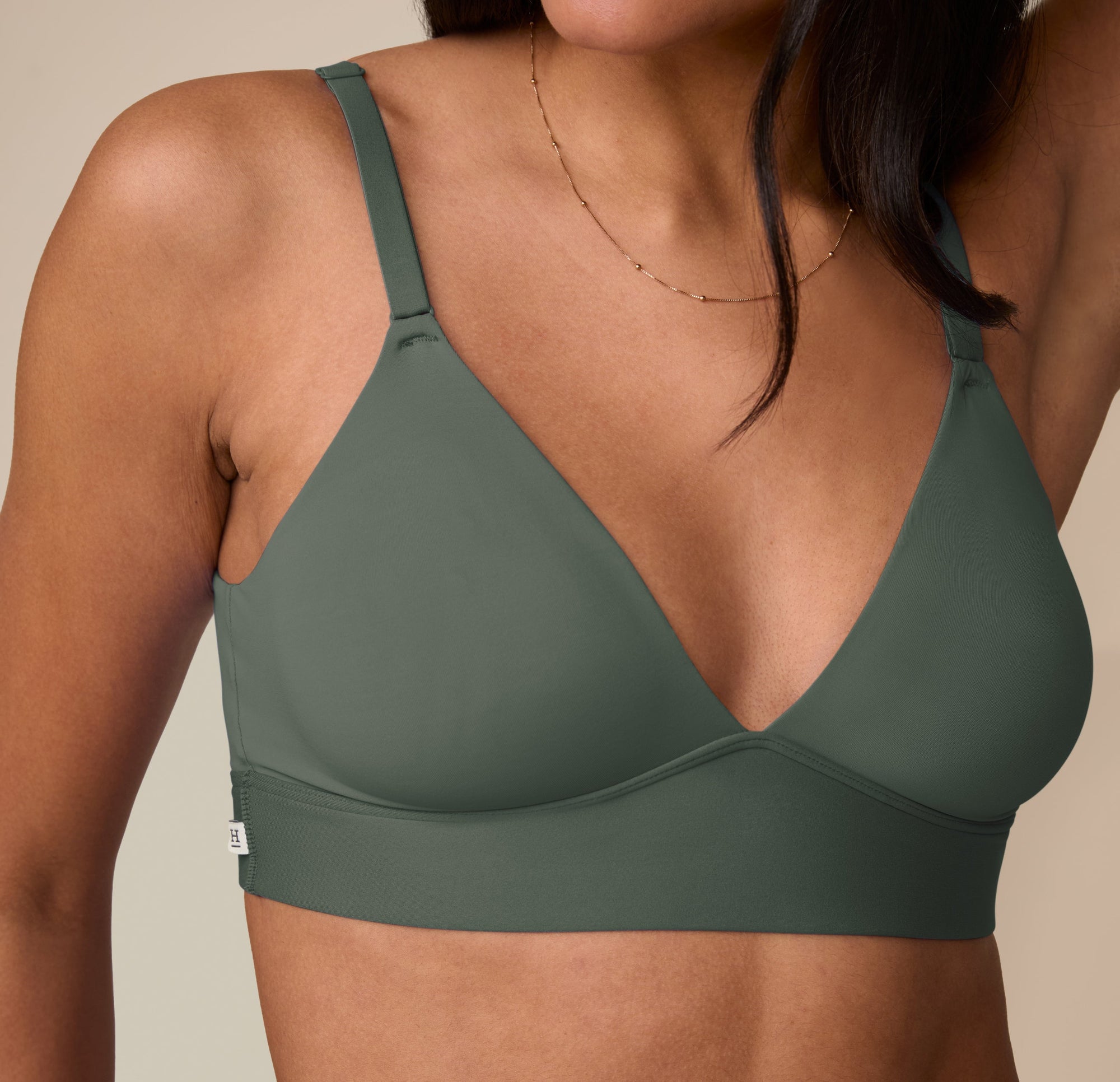 Harper Wilde - Bliss Triangle Bralette - Fir -