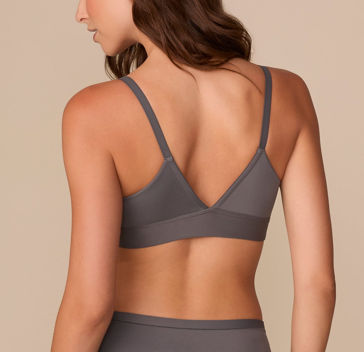 Harper Wilde - Bliss Triangle Bralette - Smoke -