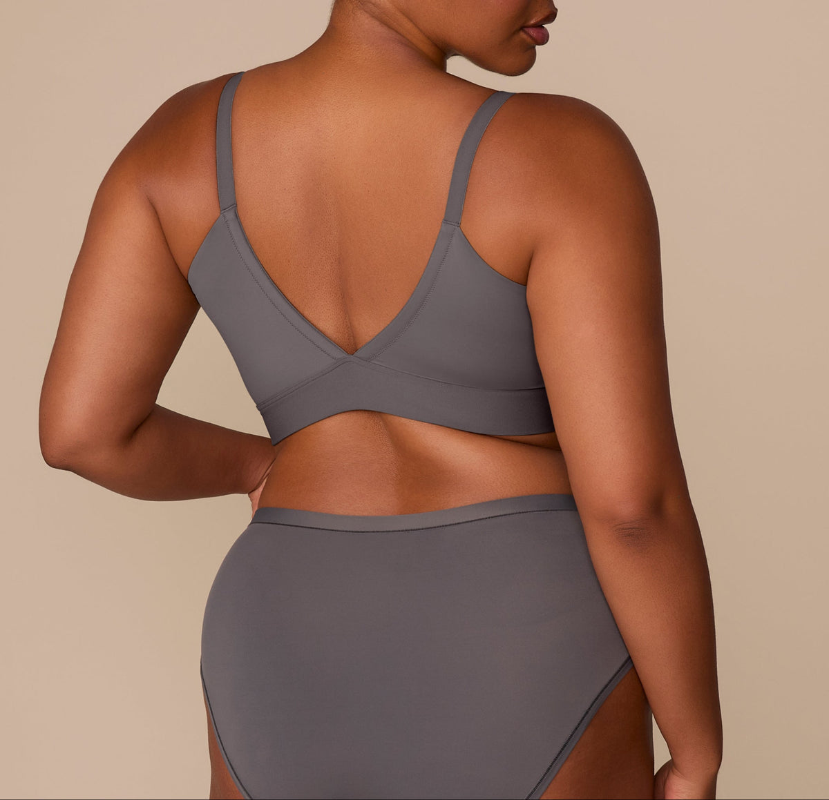 Harper Wilde - Bliss Triangle Bralette - Smoke -