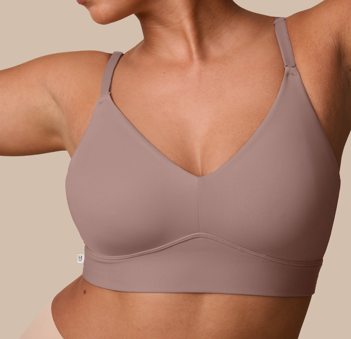 Harper Wilde - Bliss Triangle Bralette - Mauve -