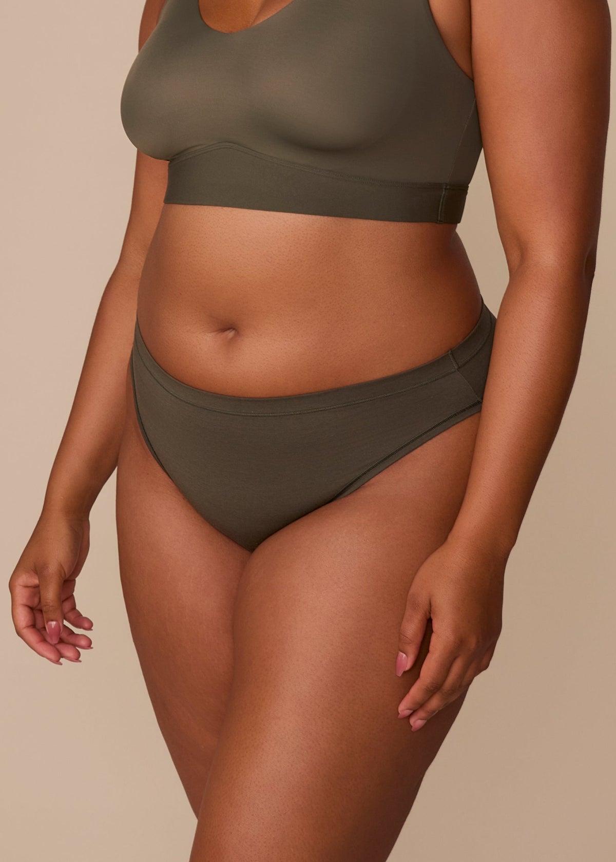 Harper Wilde - Cloud Cotton Bikini - Olive -
