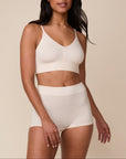 Harper Wilde - Cloud Cotton Highwaist Boyshort - Quartz -