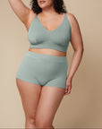 Harper Wilde - Cloud Cotton Highwaist Boyshort - Seaglass -