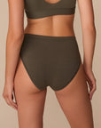 Harper Wilde - Cloud Cotton French Cut Brief - Olive -