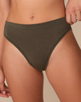 Harper Wilde - Cloud Cotton French Cut Brief - Olive -