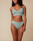 Harper Wilde - Cloud Cotton French Cut Brief Seaglass -