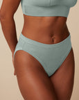 Harper Wilde - Cloud Cotton French Cut Brief Seaglass -