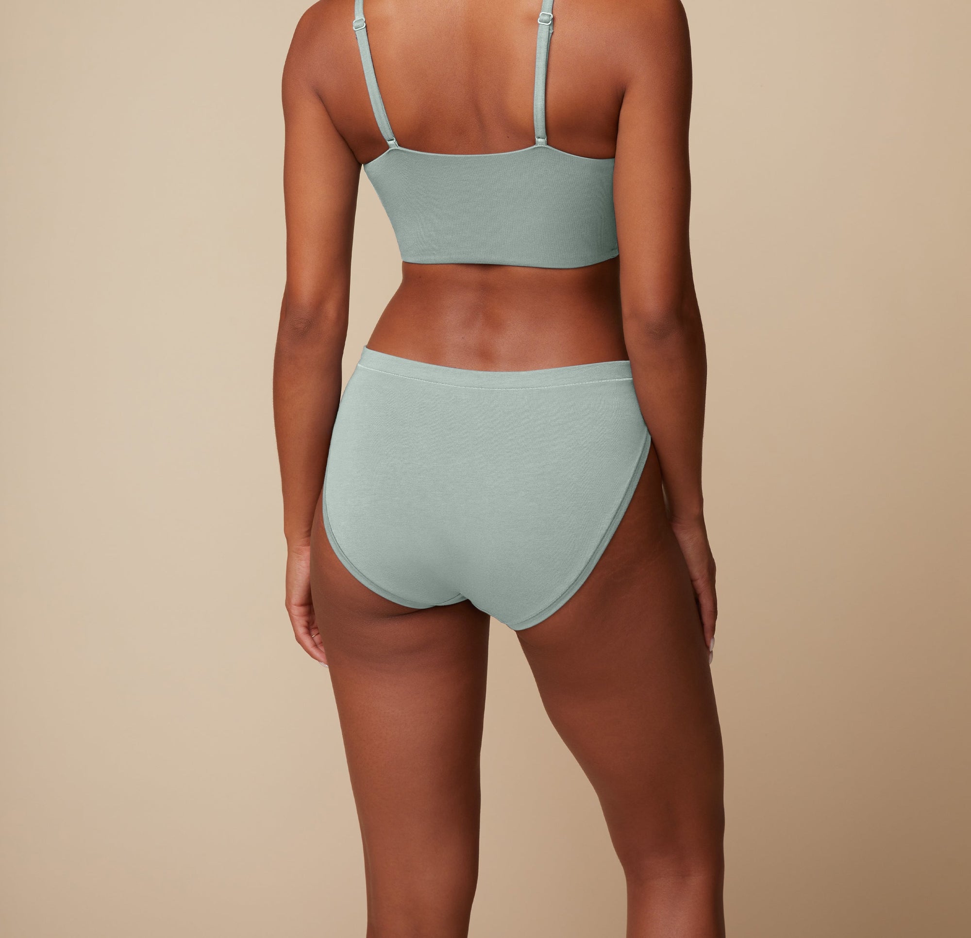Harper Wilde - Cloud Cotton French Cut Brief Seaglass -