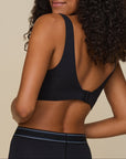 Harper Wilde - Cloud Cotton Scoop Bralette - Black -