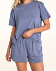 Harper Wilde - Cloud Cotton T-Shirt - Slate -
