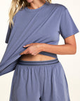 Harper Wilde - Cloud Cotton T-Shirt - Slate -