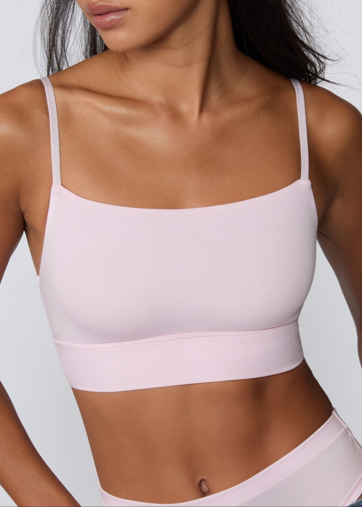 Harper Wilde - Cloud Cotton Thin Strap Bralette - Primrose -