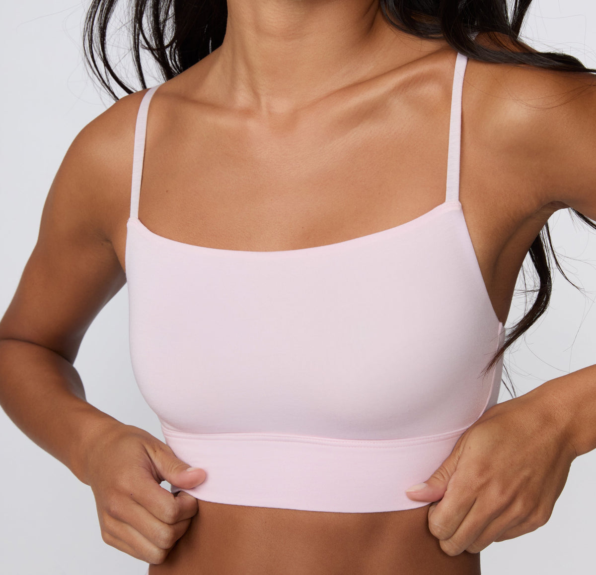 Harper Wilde - Cloud Cotton Thin Strap Bralette - Primrose -