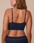 Harper Wilde - Cloud Cotton Triangle Bralette - Midnight -