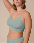 Harper Wilde - Cloud Cotton Triangle Bralette - Seaglass -