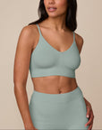 Harper Wilde - Cloud Cotton Triangle Bralette - Seaglass -