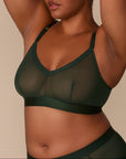 Harper Wilde - ComfortMesh Triangle Bralette - Sequioa -