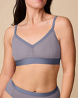 Harper Wilde - ComfortMesh Triangle Bralette - Steel -