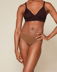 Harper Wilde - No-Show Thong - Brown -