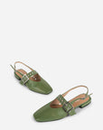 Intentionally Blank - Pearl Slingback Natural Sole Ballet Flat -