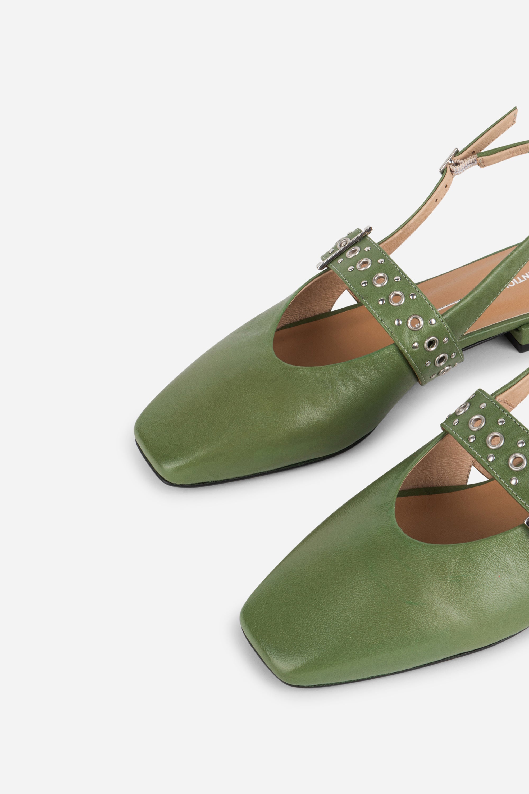 Intentionally Blank - Pearl Slingback Natural Sole Ballet Flat -