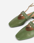 Intentionally Blank - Pearl Slingback Natural Sole Ballet Flat -