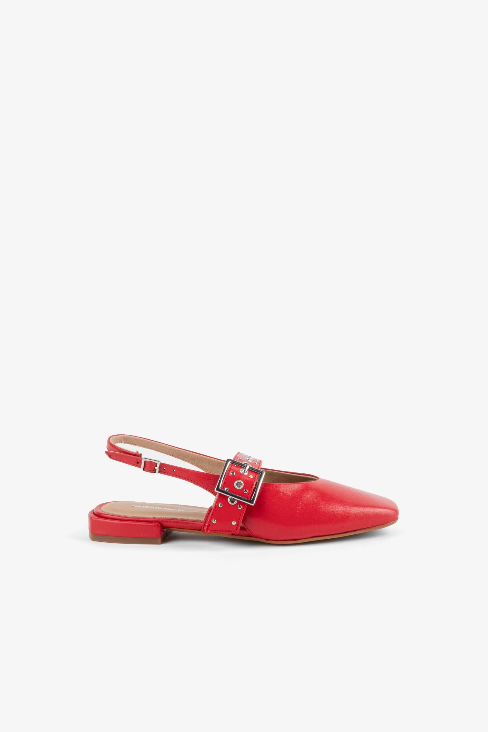 Intentionally Blank - Pearl Slingback Natural Sole Ballet Flat -