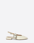 Intentionally Blank - Pearl Slingback Natural Sole Ballet Flat -