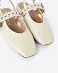 Intentionally Blank - Pearl Slingback Natural Sole Ballet Flat -