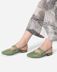 Intentionally Blank - Pearl Slingback Natural Sole Ballet Flat -