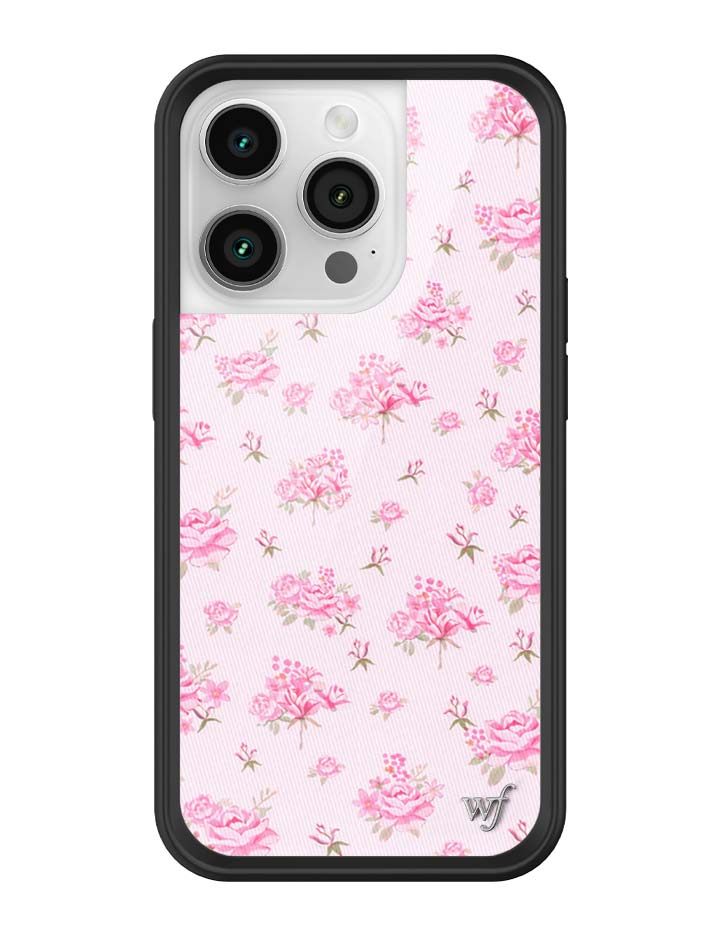 Wildflower iPhone case 14 Pro Forget Me Not Floral Pink Cute
