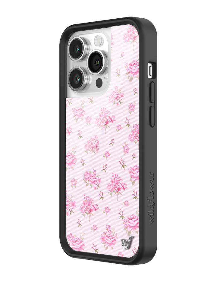 Wildflower iPhone case 14 Pro Forget Me Not Floral Pink Cute