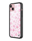 Wildflower iPhone case 15 Plus Forget Me Not Floral Pink Cute