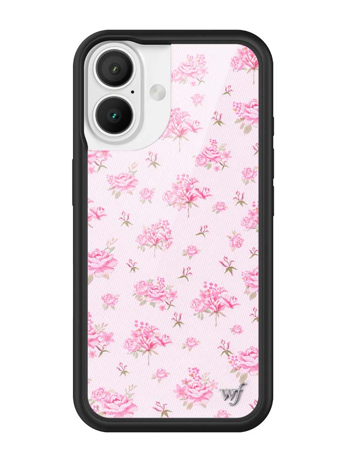 Wildflower iPhone case 16 Forget Me Not Floral Pink Cute