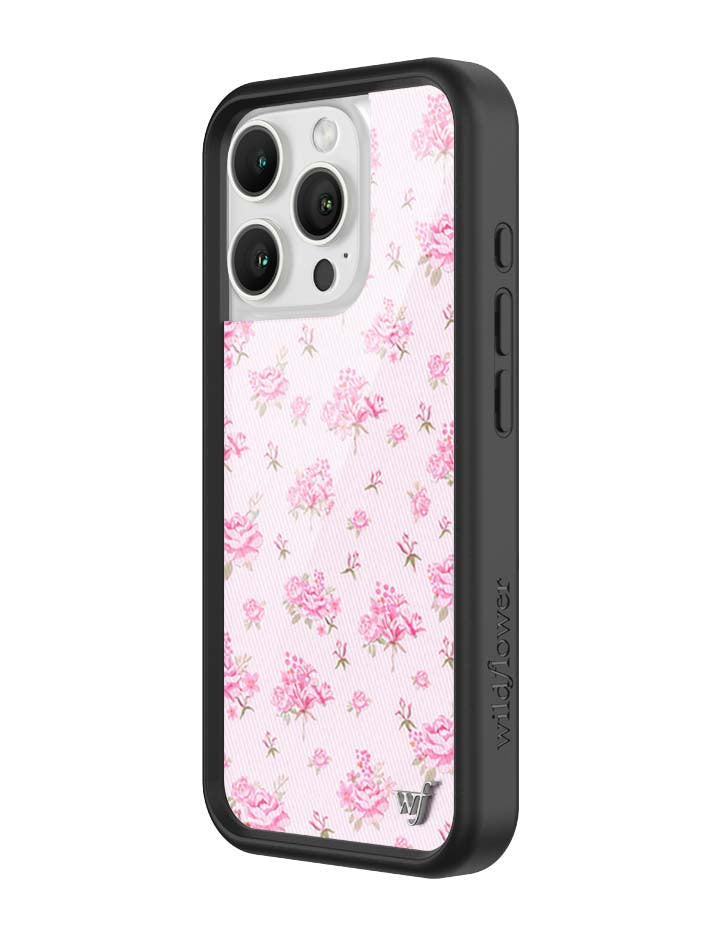 Wildflower iPhone case 16 Pro Forget Me Not Floral Pink Cute