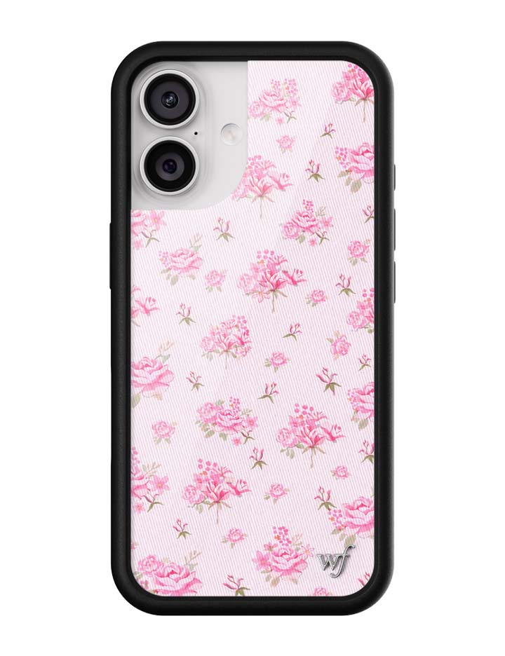 Wildflower iPhone case 17 Forget Me Not Floral Pink Cute